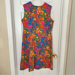 Nooworks Edie Dress in Auderpopz fabric NWT
